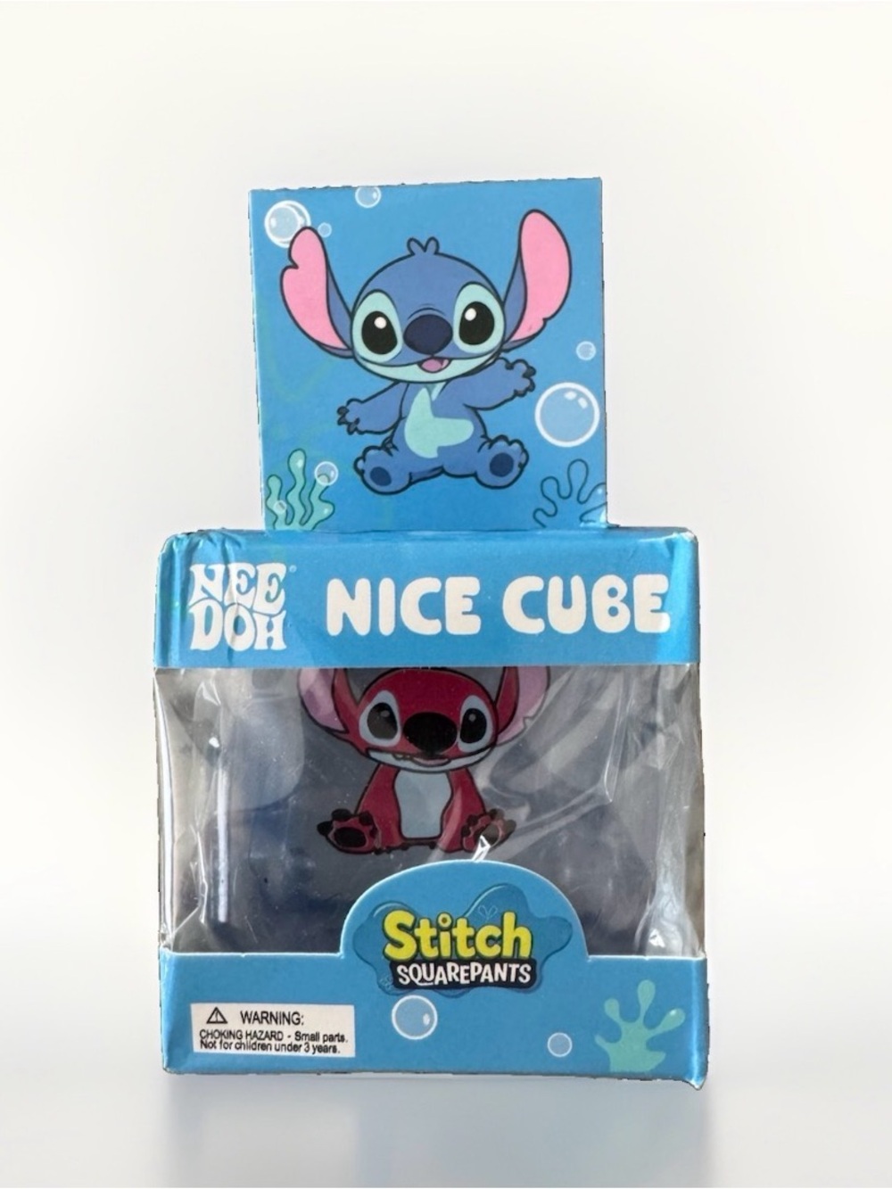 Pink Stitch Nice Cube Squishy Sensory Fidget Toy